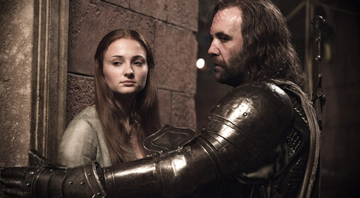 Sansa Stark and The Hound