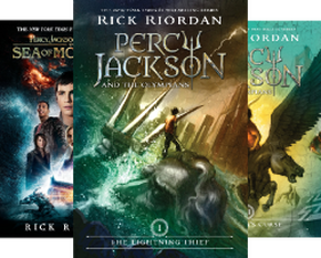 Percy Jackson series by Rick Riordan
